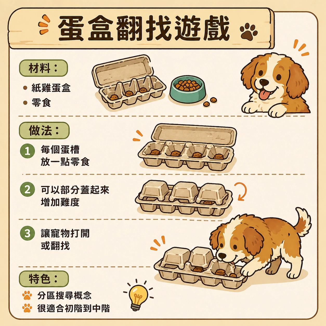 藏食玩具DIY｜蛋盒翻找遊戲