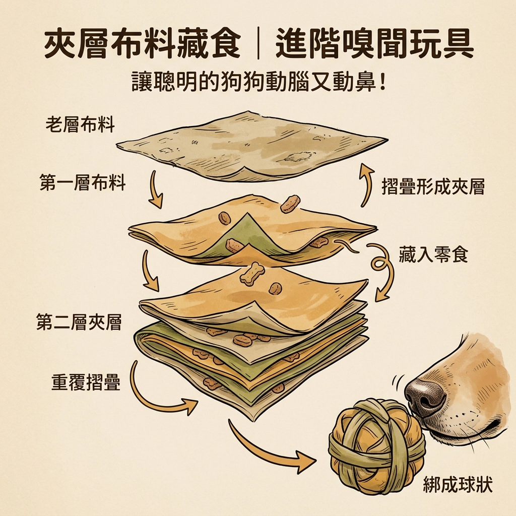 藏食玩具DIY｜夾層布料藏食