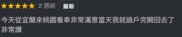 力威汽車Google商家五星好評1
