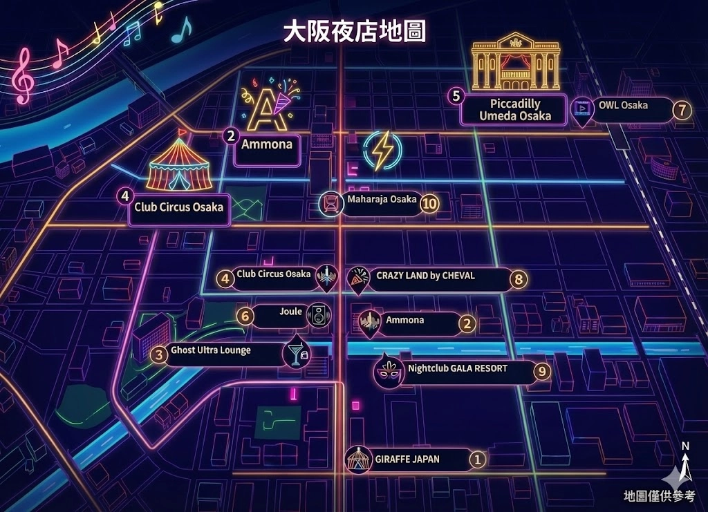 TOP10 大阪夜店&夜總會推薦