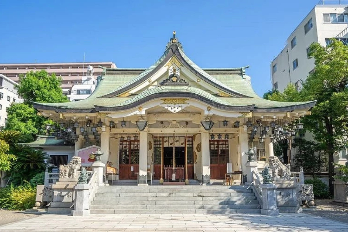 難波八阪神社本殿