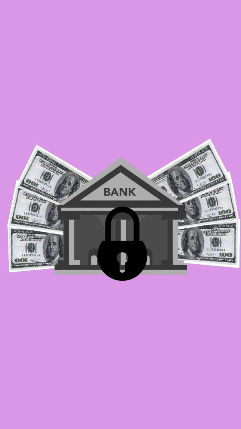上鎖的銀行金庫概念圖，象徵合法金融機構的安全保障