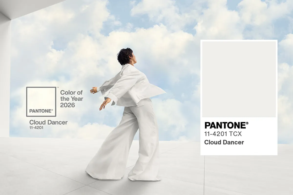 Pantone 公布 2026流行色:Cloud Dancer(雲舞白)